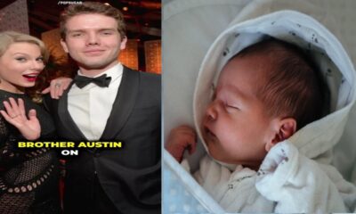 Taylor Swift’s brother, Austin, joyfully welcomes his first baby with his girlfriend, while his mom sheds tears of joy as she holds her first grandchild.