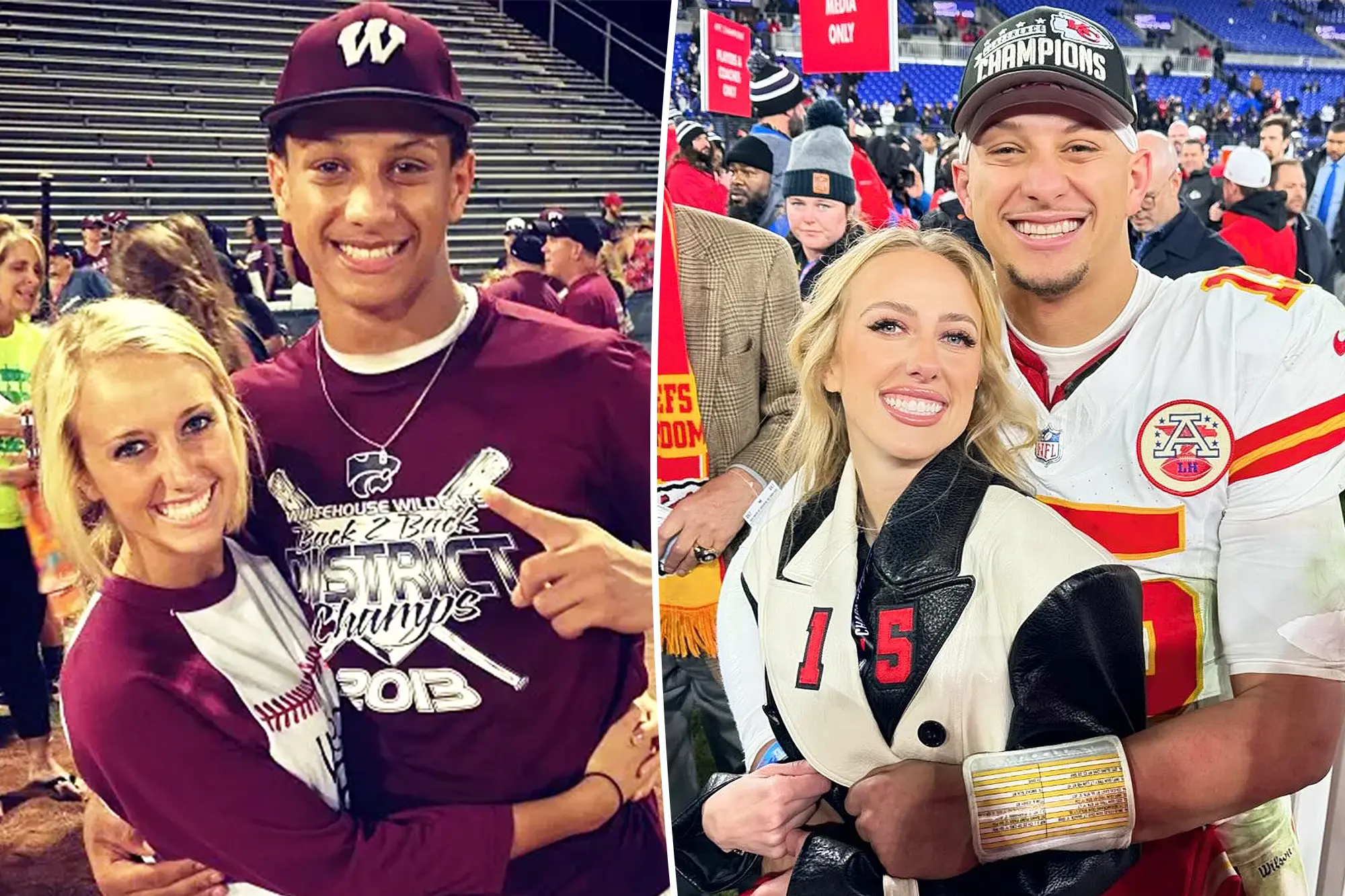 Breaking News: NFL super couple Patrick Mahomes and Brittany announce breakup, despite having two children.