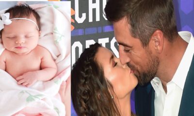 "I never expected to become a dad at 40!" Jets' Aaron Rodgers exclaimed tearfully, overwhelmed with joy as he and his wife, Shailene, welcomed their first baby.