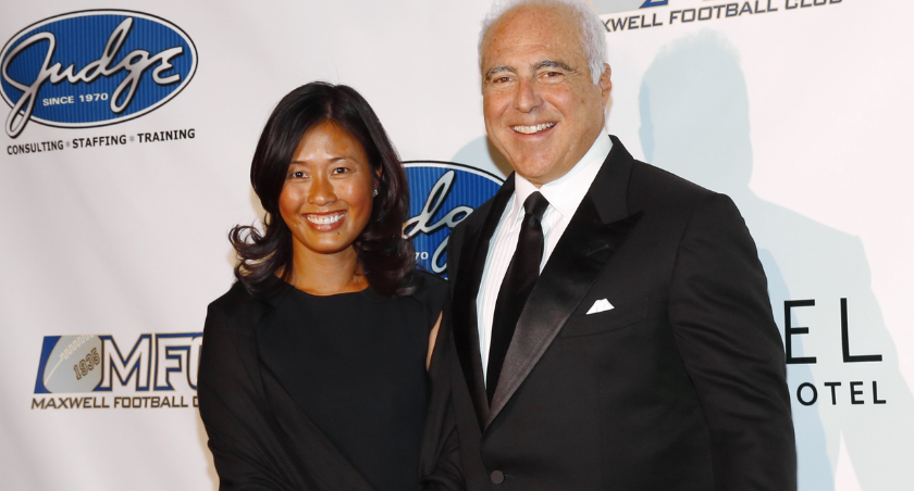 ‘She meant everything to me. I can’t believe she’s gone!’ cried out Eagles owner Jeffrey Lurie, as he grappled with the passing of his beloved wife Tina.