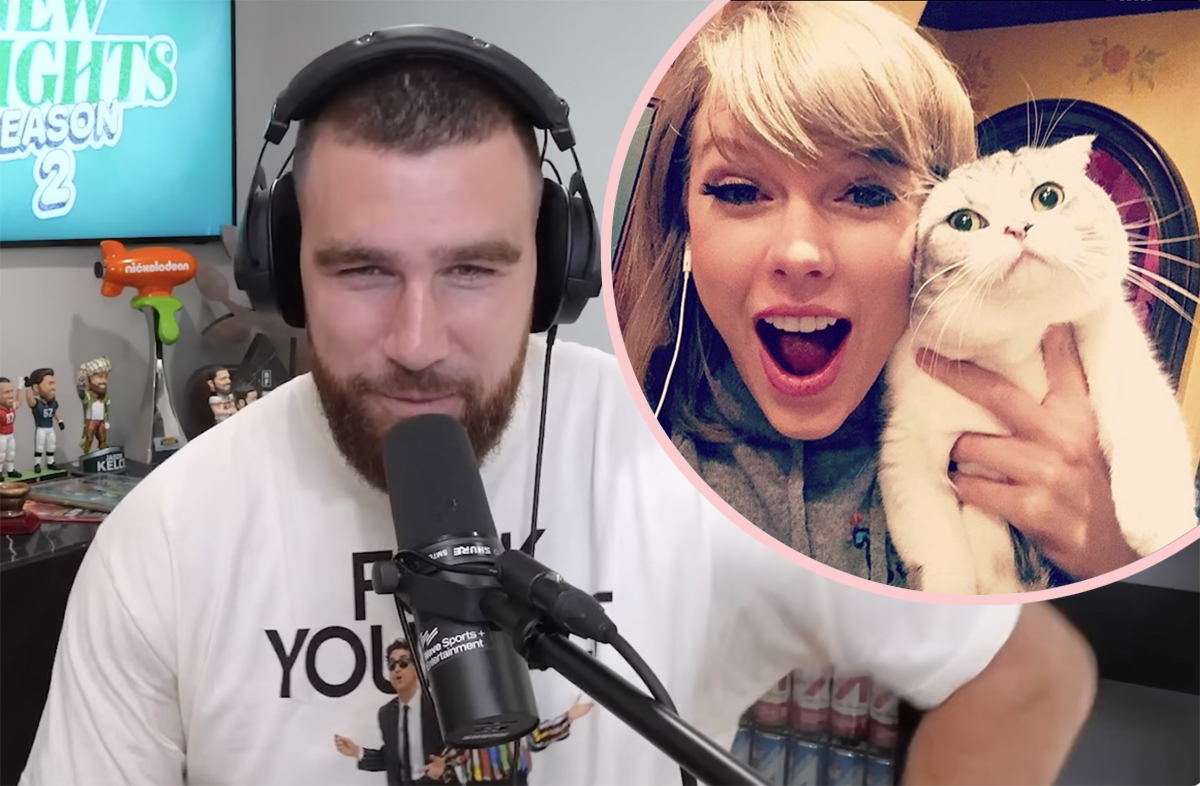 Taylor Swift's world is turned upside down in the most delightful way as Travis Kelce sweeps her off her feet with the unexpected gift of a precious kitten.