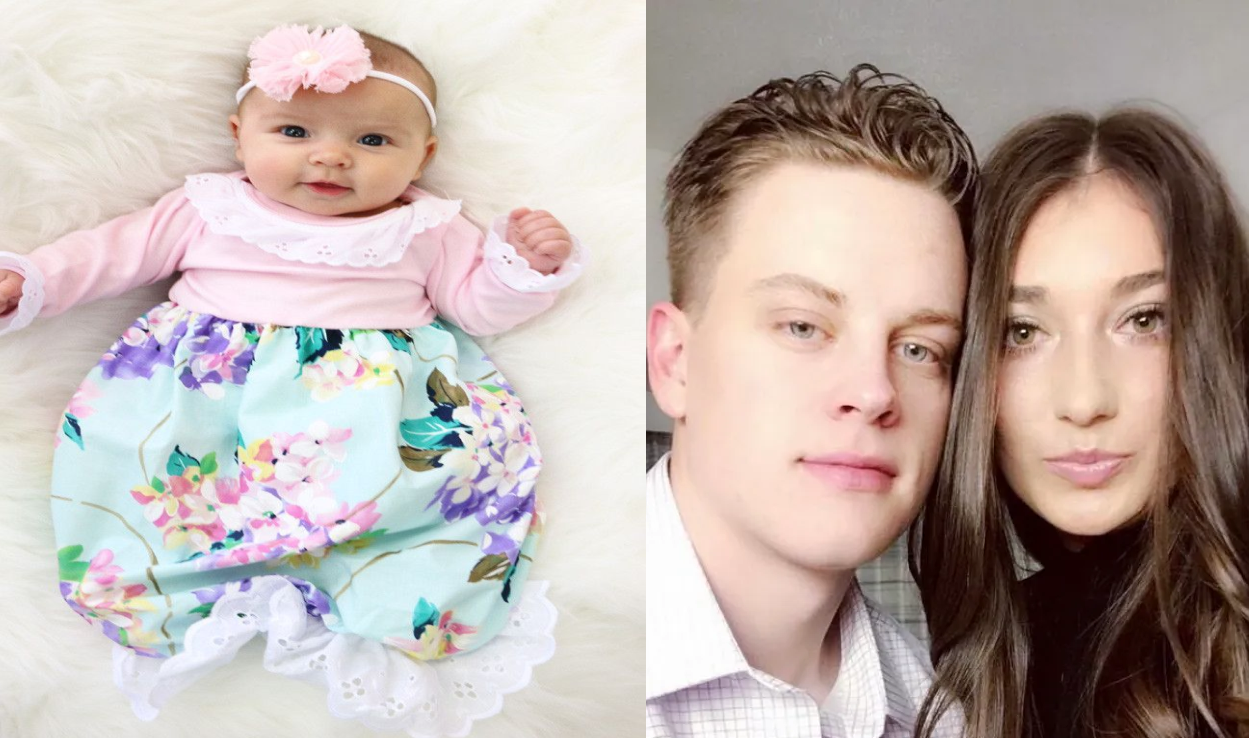 Exciting news! Bengals' Joe Burrow happily announces the arrival of his first child with girlfriend Olivia Holzmacher, a day we'll always cherish.