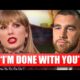 "Amidst tears, Taylor Swift declares, 'He is nothing but a cheat!' as she calls off her relationship with Travis Kelce."