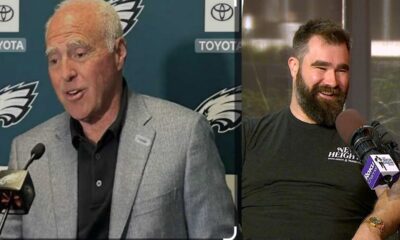 Breaking news: Eagles owner Jeffrey Lurie transfers ownership of the Eagles to retired legend Jason Kelce.