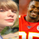 "Taylor Swift shocked the world by announcing her split with fiancée Travis Kelce, stating, 'I believe Jones deserves me more,' only to reveal her engagement to Chris Jones shortly after."