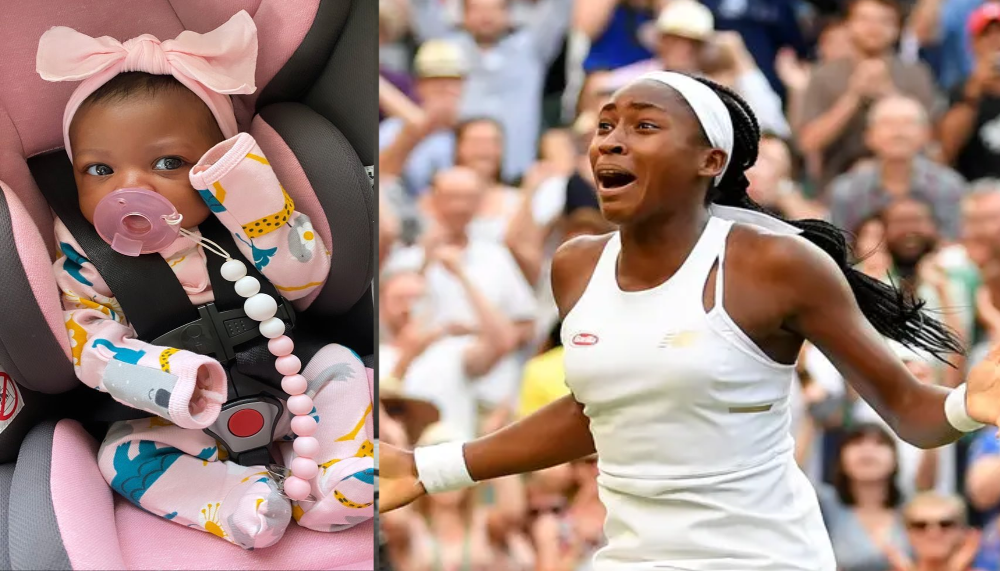 “It has always been my dream to be a mother,” said Coco Gauff, 20 years old, as she was overjoyed and left in tears while welcoming her first baby with her boyfriend.