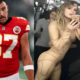 "Travis Kelce expresses disappointment as his girlfriend Taylor Swift faces online backlash for donning see-through outfits."