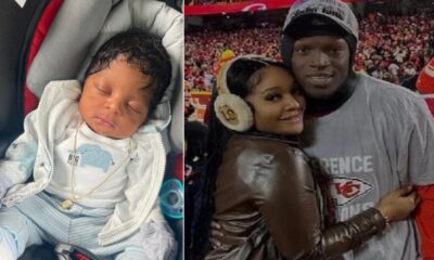 Just in: Kadarius Toney of the Chiefs is excited as he welcomes his first child with his wife, Charnesia Lumpkin.