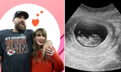 "Breaking news: Travis Kelce ecstatically confirms he and girlfriend Taylor Swift are expecting their first child. "I am overjoyed to share that I will soon be a dad," Kelce announced."