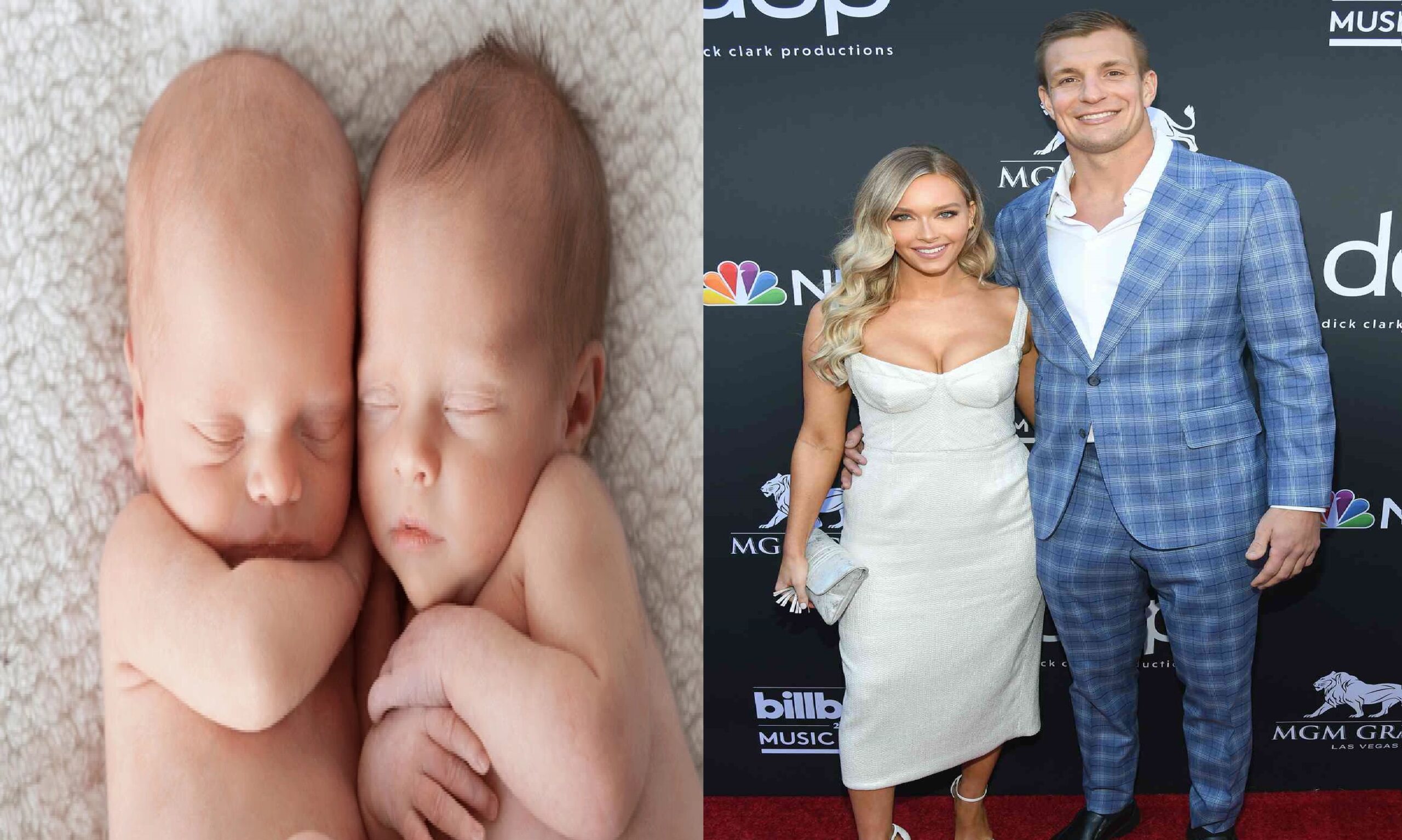 After six years of marriage, NFL legend Rob Gronkowski joyfully welcomes a set of twins with his wife, Camille Kostek.
