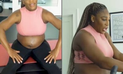 "Breaking news: Serena Williams ecstatic as she and Alexis Ohanian announce their third pregnancy."