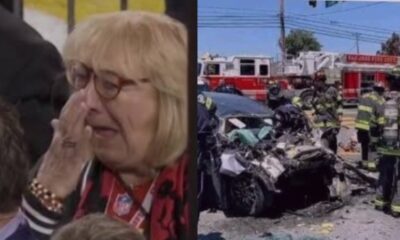 Breaking news: Super mom Donald Kelce breaks down while making a public announcement following the tragic news of her son Travis Kelce's fatal car crash.