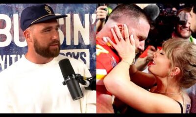 "We were just planning our wedding, envisioning a future filled with love and laughter," Travis Kelce says, his voice trembling with emotion and tears streaming down his face as he shares the devastating news about his fiancée, Taylor Swift, leaving their dreams in tatters.