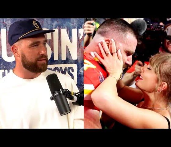 "We were just planning our wedding, envisioning a future filled with love and laughter," Travis Kelce says, his voice trembling with emotion and tears streaming down his face as he shares the devastating news about his fiancée, Taylor Swift, leaving their dreams in tatters.