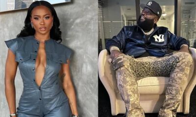 "Breaking news: Travis Kelce's ex, Kayla Nicole, shares the heartwarming news of her engagement to singer Rick Ross, bringing joy and excitement to fans."