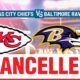 **Chiefs Fans Outraged as Post-Victory Game Against Ravens Abruptly Canceled** In a shocking turn of events, the Kansas City Chiefs' post-victory game against the Baltimore Ravens has been abruptly canceled, leaving fans seething with frustration. The highly anticipated event was meant to celebrate the Chiefs' recent triumph, but the unexpected cancellation has dashed plans and sparked widespread disappointment among the fanbase. The decision to cancel the game came with little advance notice, catching many supporters off guard. Fans had been eagerly looking forward to the chance to revel in their team’s success and show their support. The lack of clear communication regarding the reasons for the cancellation has only fueled their discontent. Social media has been abuzz with outraged reactions, with many fans expressing their sense of betrayal and frustration. The abrupt cancellation not only disrupted plans but also left a sour note on what was meant to be a celebratory occasion. As the Chiefs continue their season, the fallout from this decision is sure to linger among the fanbase.