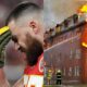 Breaking news: Chiefs star Travis Kelce is stunned as his luxurious $6 million mansion goes up in flames. The fire, which started under mysterious circumstances, has engulfed the sprawling estate, causing significant damage and prompting a major emergency response