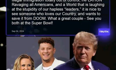 Patrick Mahomes and Brittany demonstrate their heartfelt and unwavering support for Donald Trump, and Trump deeply appreciates their loyalty, never taking it for granted.