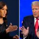 "Kamala Harris, the Democratic presidential candidate, slams Donald Trump as a 'pain in the ass' after he threatens to go to war with America if he's not elected president."