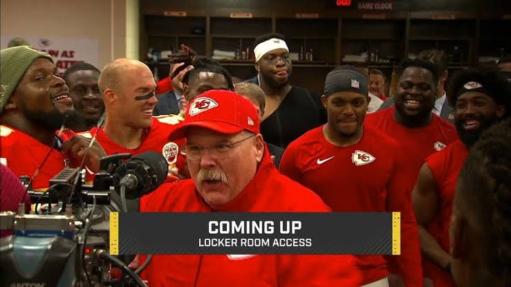 Watch Kansas City Chiefs players celebrate the new management, marking a farewell to Andy Reid as he steps away.