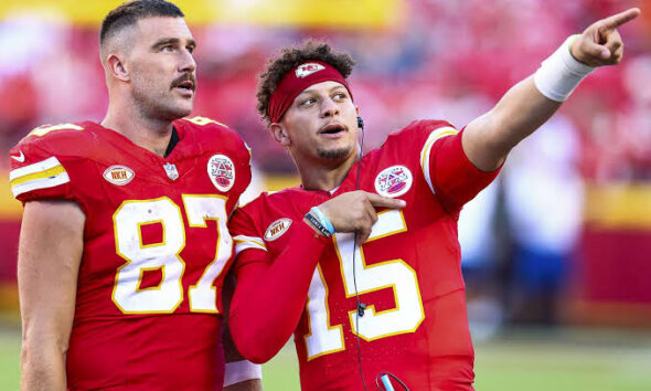 Breaking news: Shocking DNA test reveals Travis Kelce is Patrick Mahomes' biological brother.