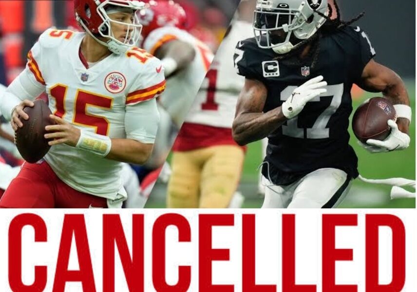 "Raiders vs. Chiefs Game Canceled Just 8 Hours Before Kickoff"