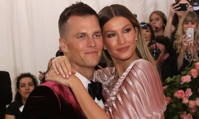 "She's the best mom to my kids," Tom Brady says tearfully as he and ex-wife Gisele Bündchen officially remarry.