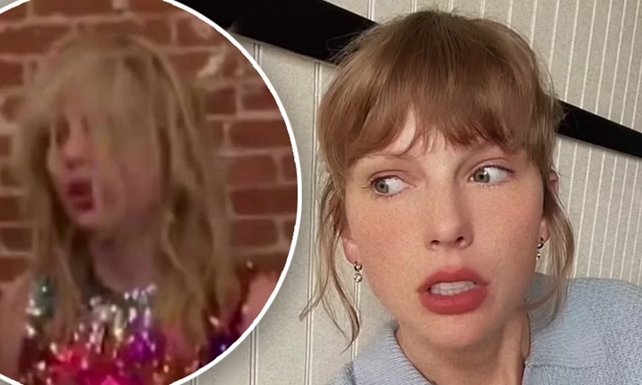 Taylor Swift 'cringes' at hilarious throwback photos of herself drunk after a night out